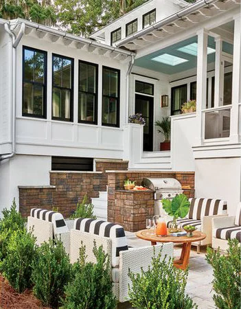 Coastal Living Cottage Photo Courtyard