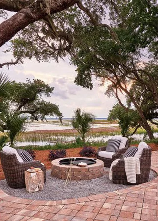 Coastal Living Cottage Photo Firepit