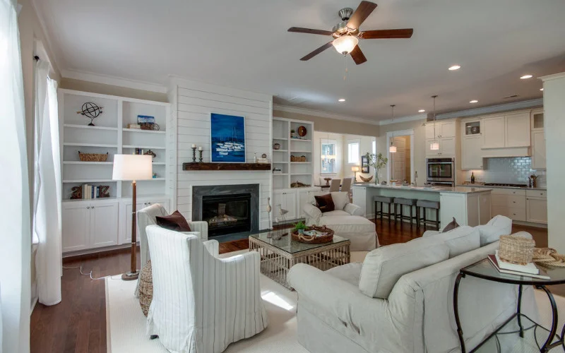 Mercer Hill Photo Living Room to Kitchen