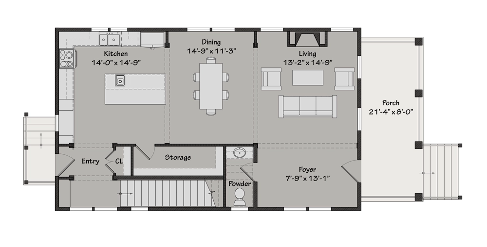 Forsyth Terrace Main Floor