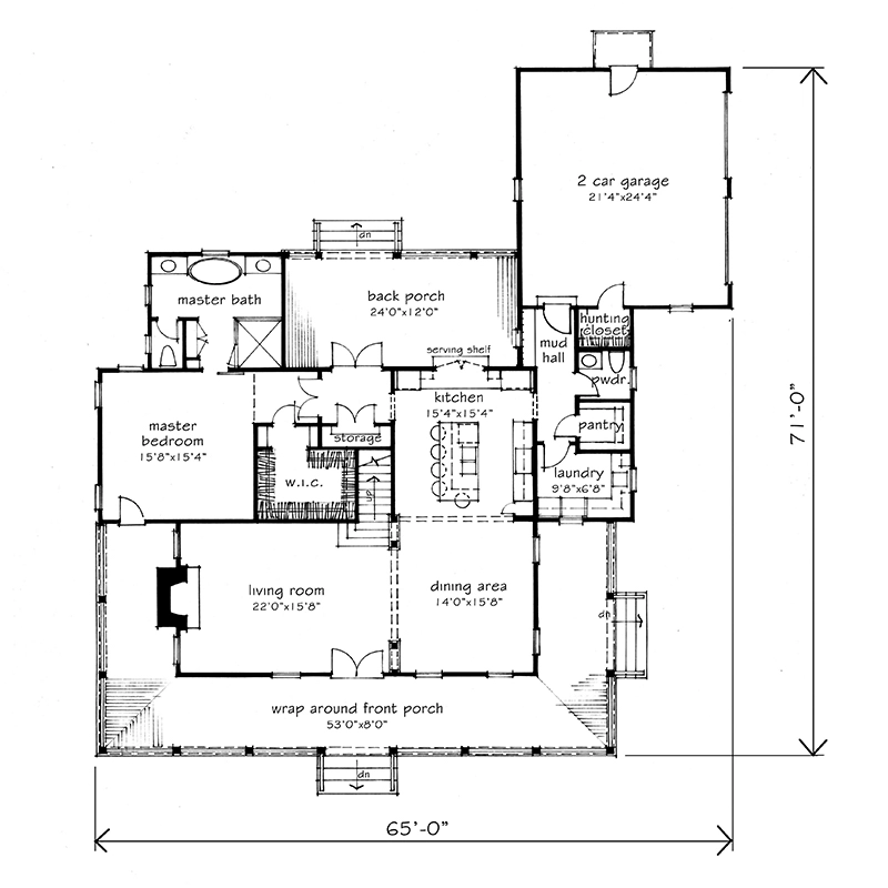 American Farmhouse Main Floor