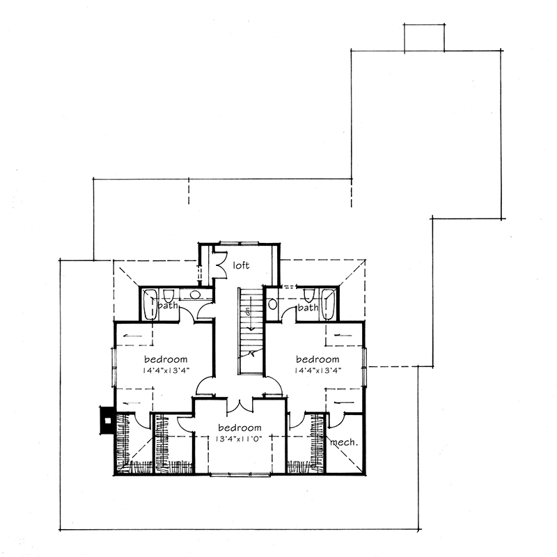 American Farmhouse Upper Floor