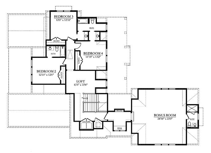 Tennessee Farmhouse Upper Floor