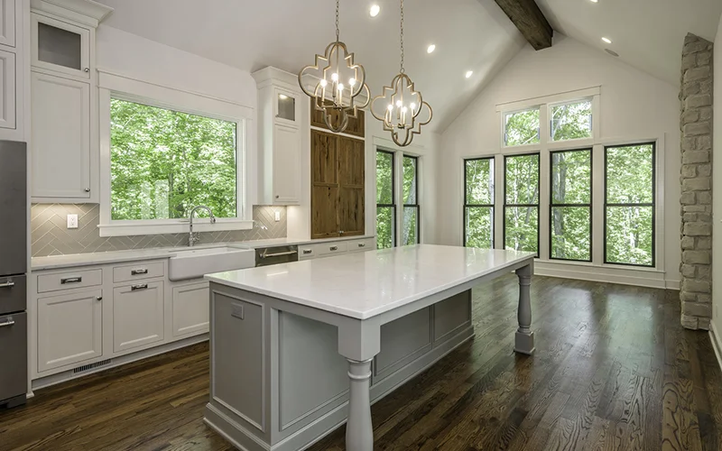 Tennessee Farmhouse Photo Kitchen to Dining Room