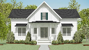 Evergreen Cottage 3D Color Rendering Front