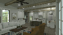 Evergreen Cottage 3D Rendering Living Room to Entry