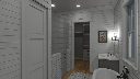 Evergreen Cottage 3D Rendering Primary Bedroom