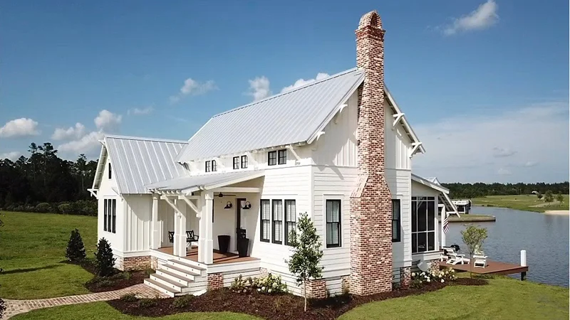 Hawthorn Cottage Exterior Color Photo Front Right