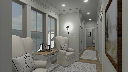 Alder Cottage 3D Rendering Upper Floor Sitting Nook