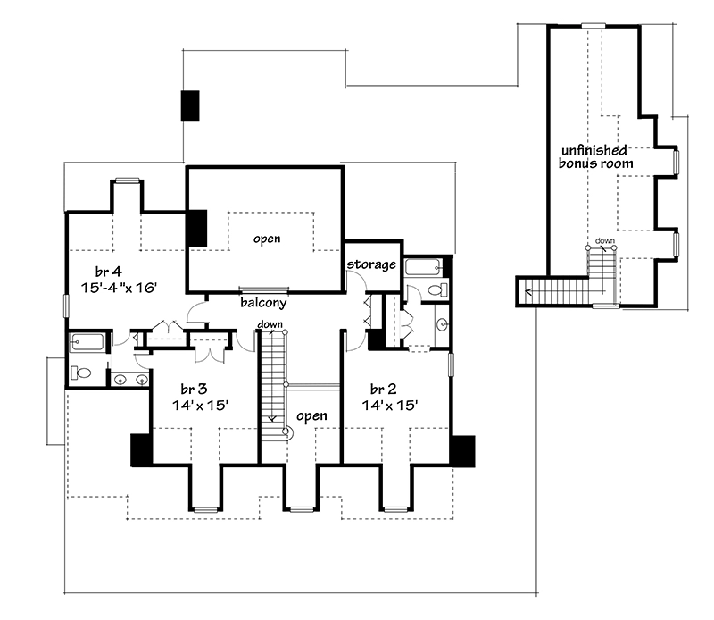 Lakeside Farmhouse Upper Floor