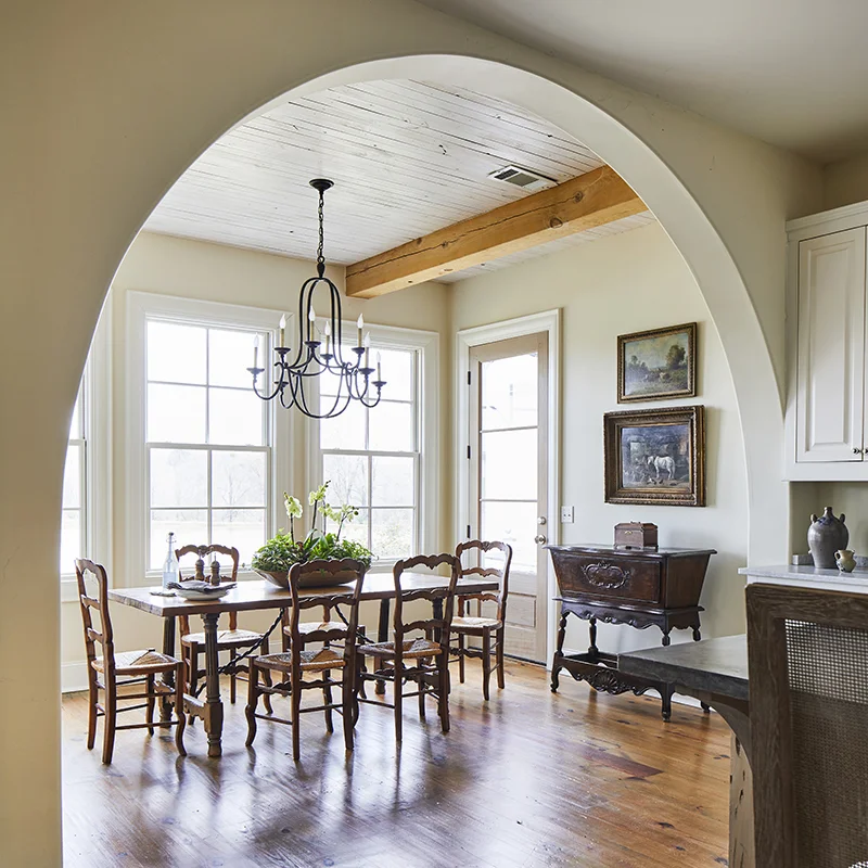 Lakeside Farmhouse Photo Dining Room