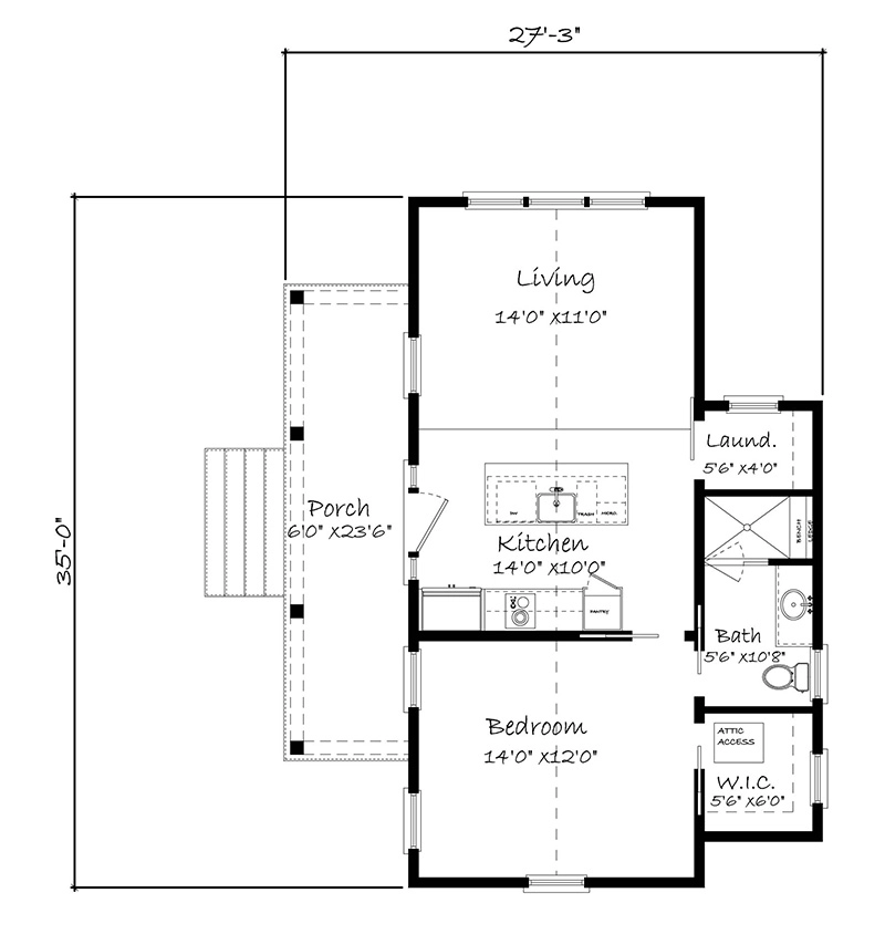 Palmetto Cottage Main Floor