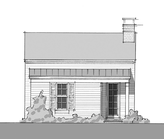 Bluebird Cottage Front Perspective