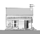 Bluebird Cottage Front Perspective