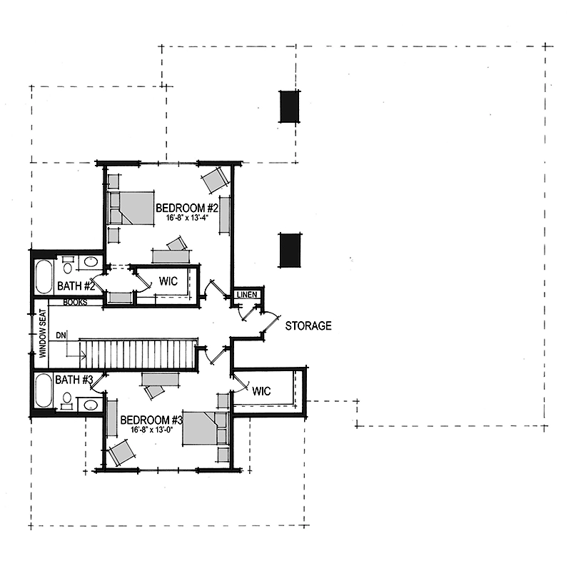 Old Mill Farmhouse Upper Floor