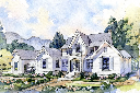 The Ramble Farmhouse Front Color Rendering