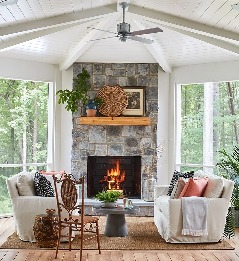 The Ramble Farmhouse Photo Screened Porch