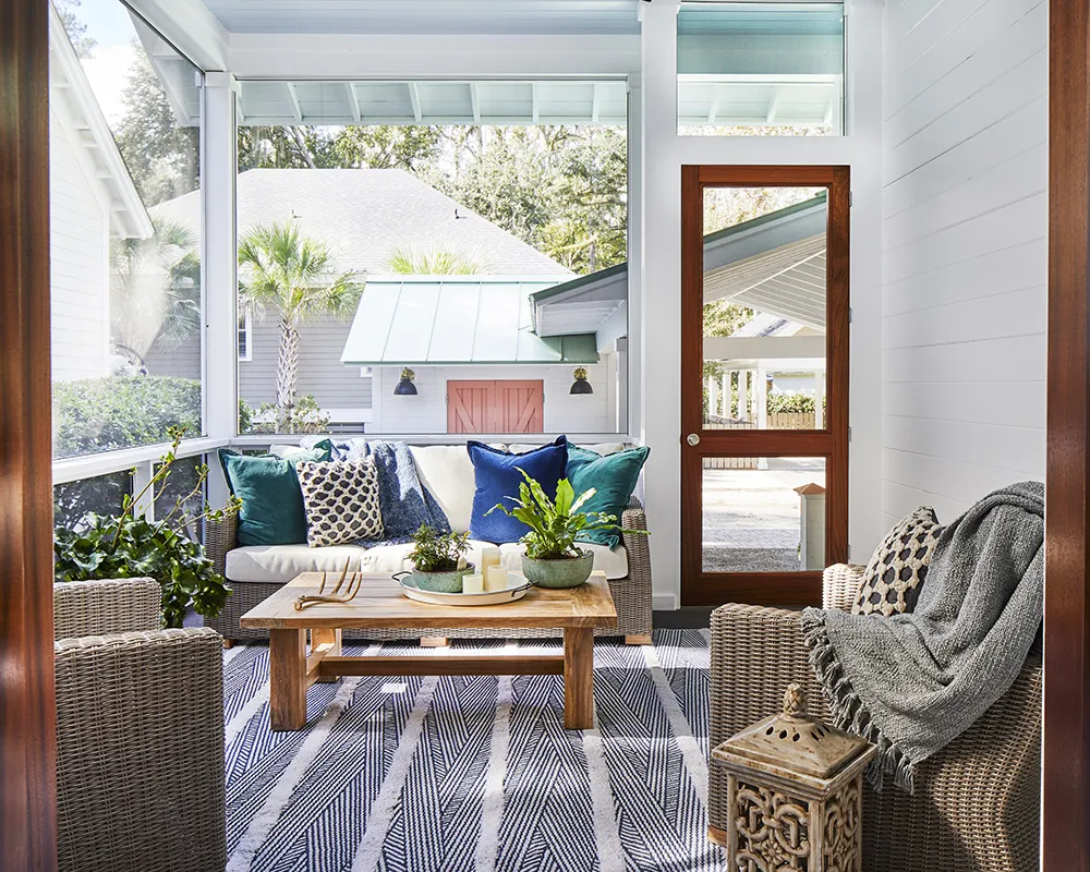 The Loudon Photo Screened Porch