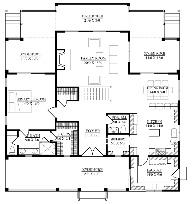 James Creek Cottage Main Floor