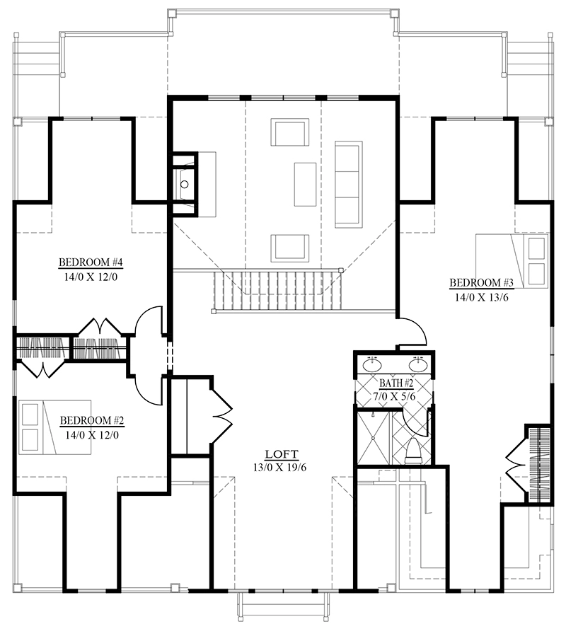 James Creek Cottage Upper Floor
