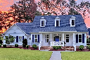 Amelia River Cottage Photo Front at Sunset