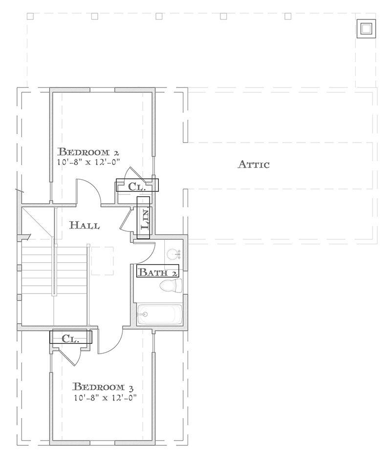 Asheville Vernacular Upper Floor