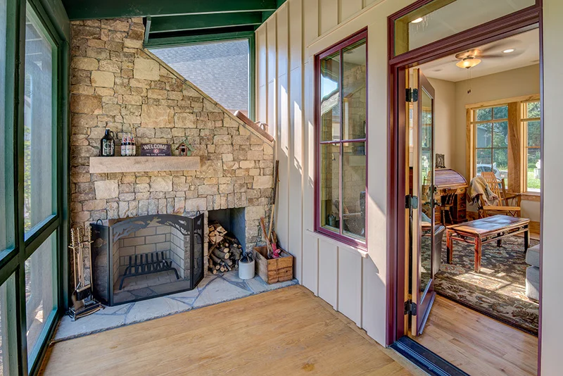 Asheville Vernacular Photo Screened Porch