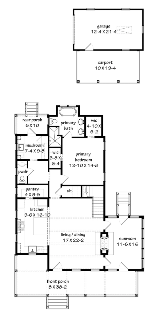 New Sugarberry Cottage Main Floor