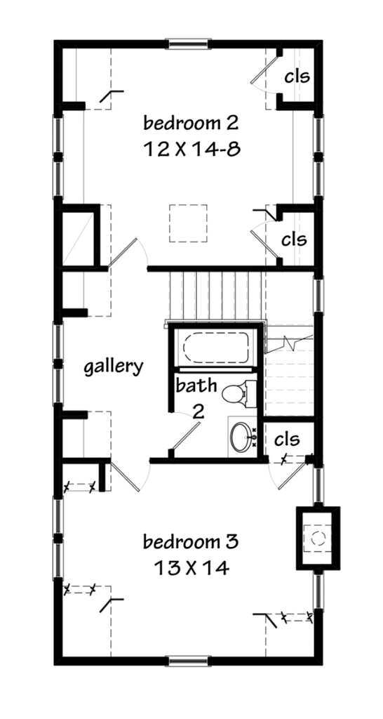 New Sugarberry Cottage Upper Floor
