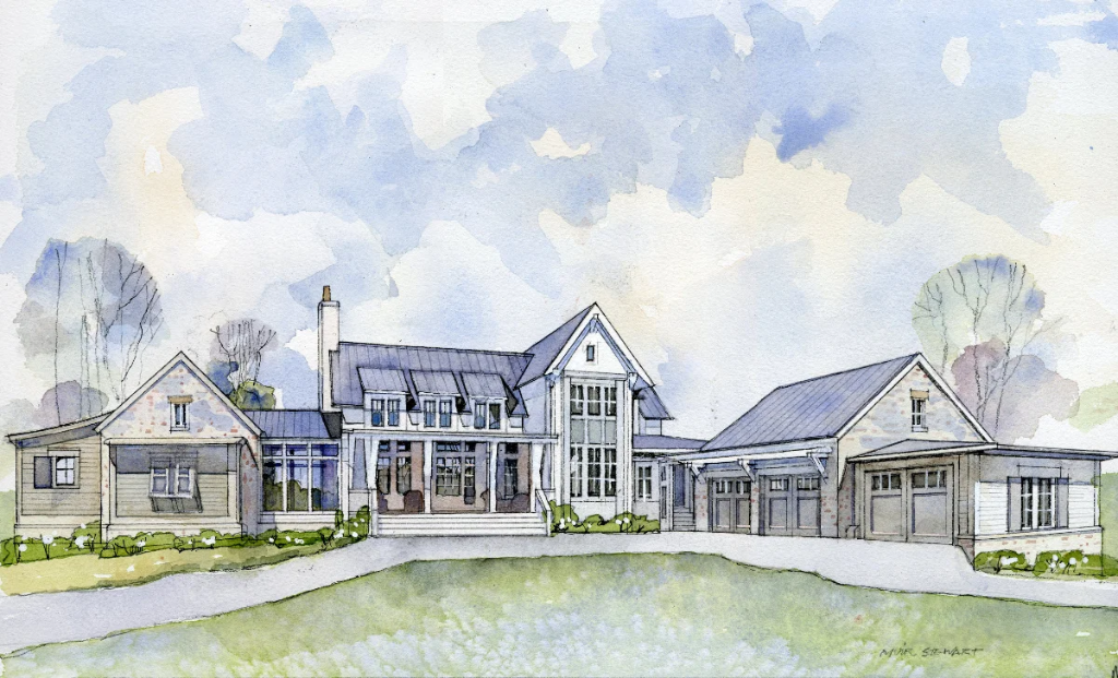 Dogwood Acres Color Rendering Front