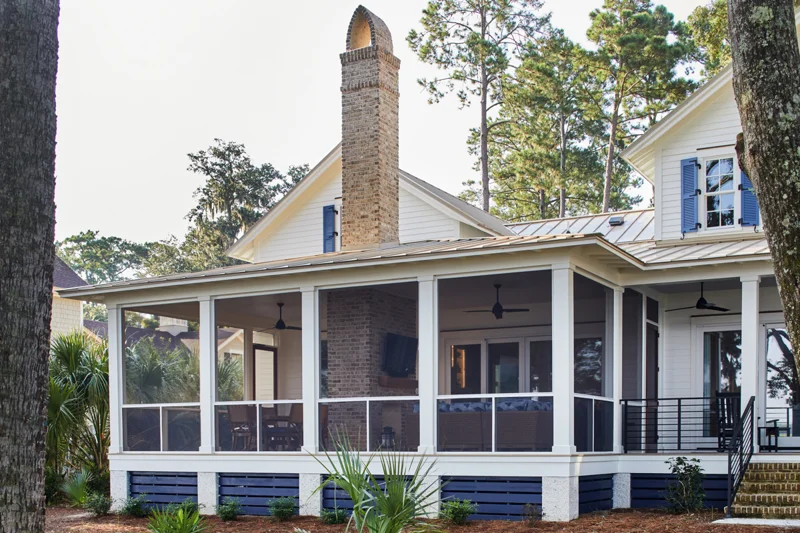 Sparrow's Nest Photo Rear Screened Porch