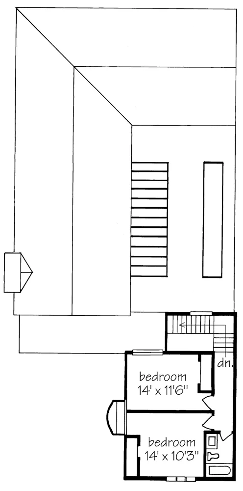 Courtyard Cottage Upper Floor