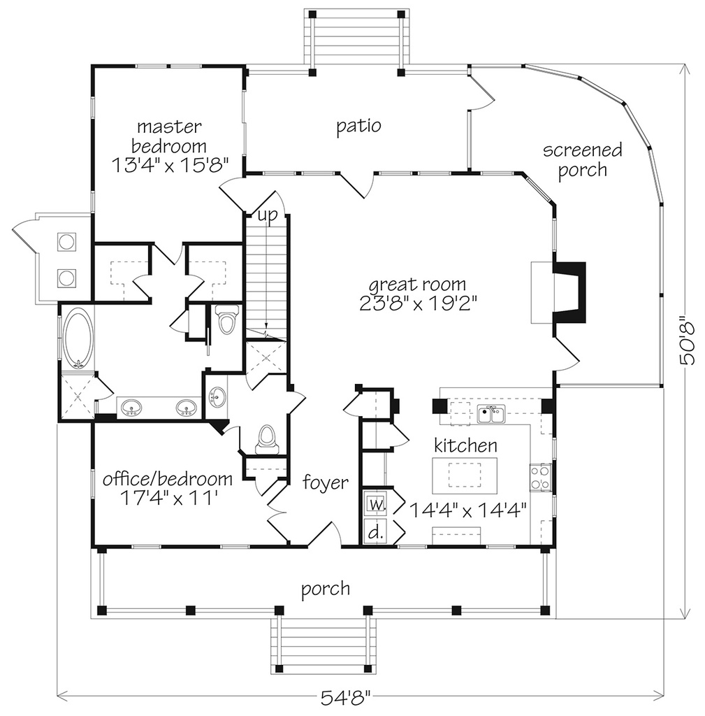 Bermuda Bluff Cottage Main Floor