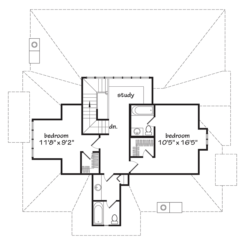 Brookgreen Cottage Upper Floor