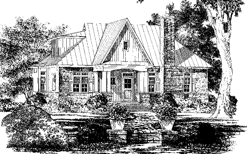 Brookgreen Cottage Rendering Front