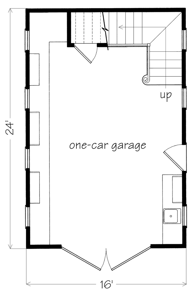 Crestline Garage Main Floor