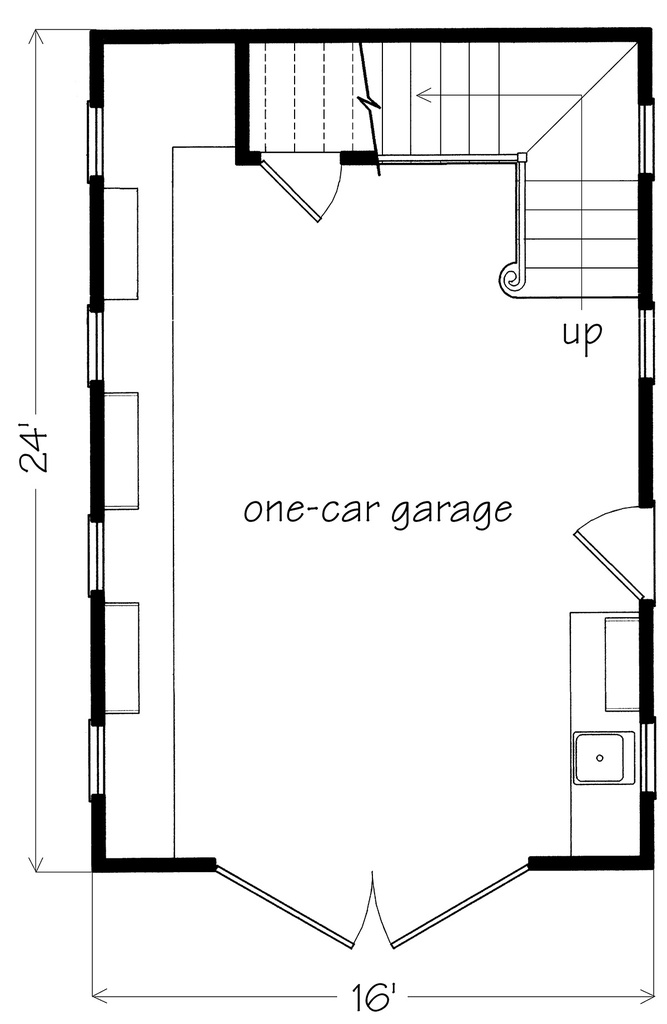 Crestline Garage Main Floor