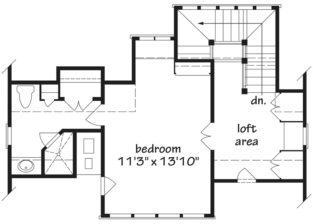 Capeside Cottage Upper Floor