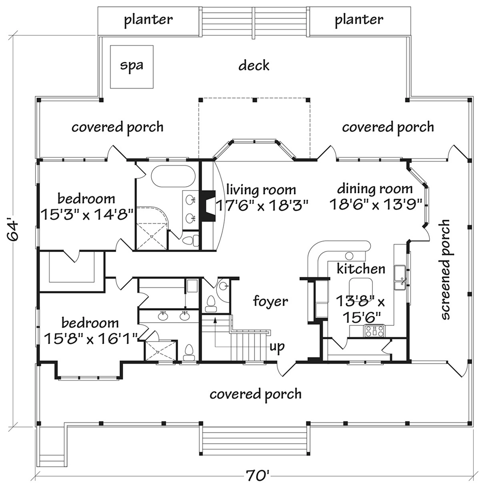 Ocean House Main Floor