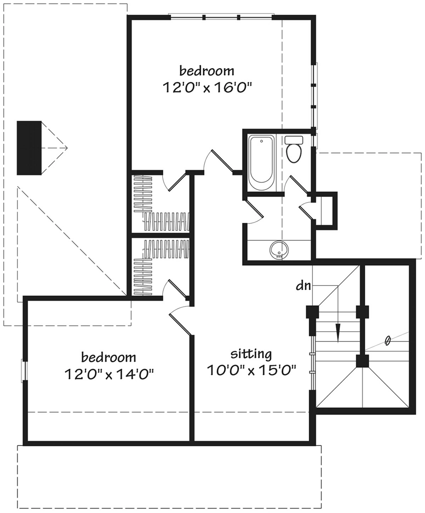 Coastline Cottage Optional Upper Floor