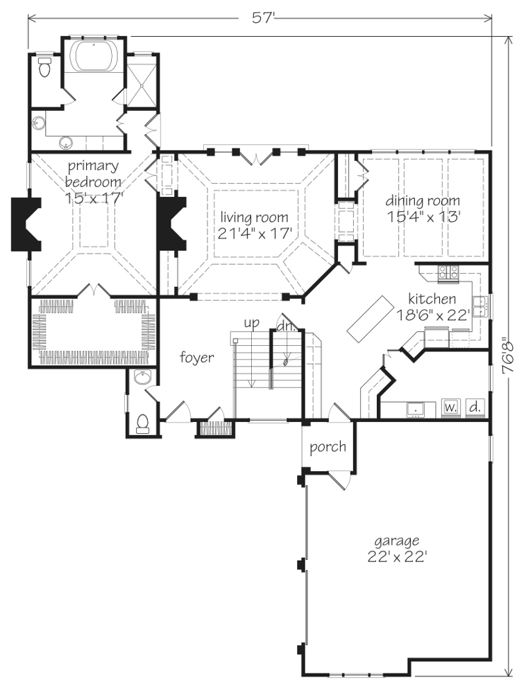 Mariner's Cottage Main Floor