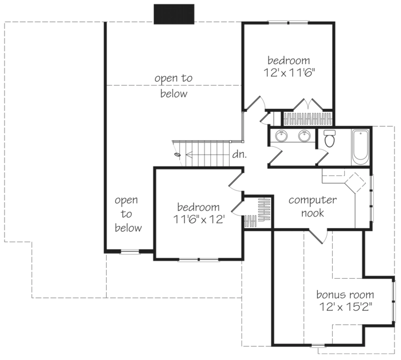 The Willow Creek Upper Floor