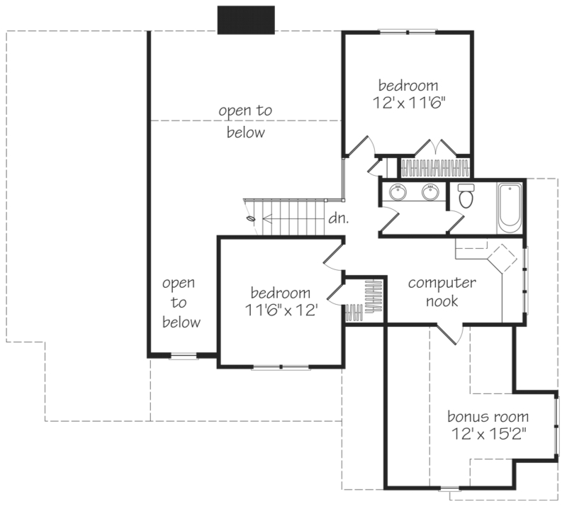 The Willow Creek Upper Floor