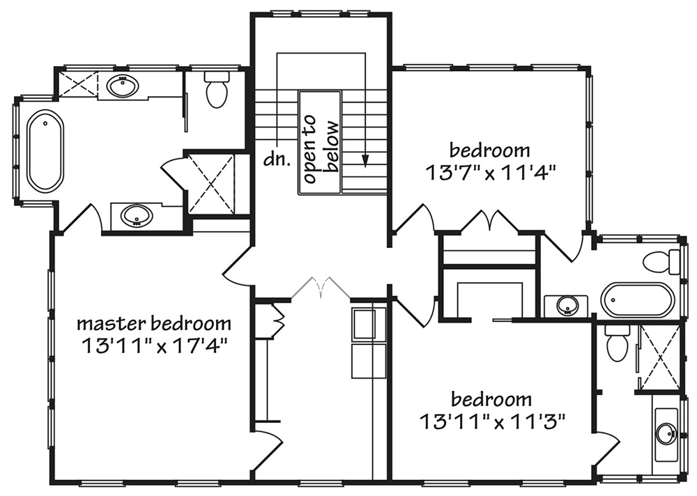 Carolina Island House Upper Floor