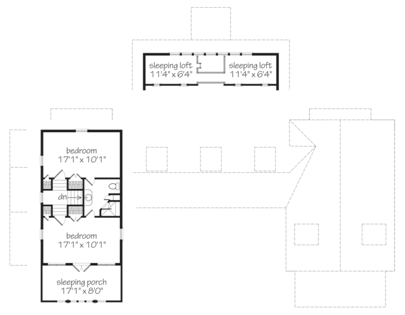 Spring Lake Cottage Upper Floor