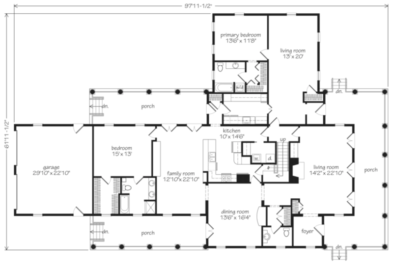 Shelbourne Creek Cottage Main Floor