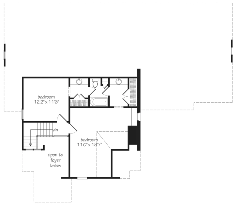 Pleasant Hill Cottage Upper Floor