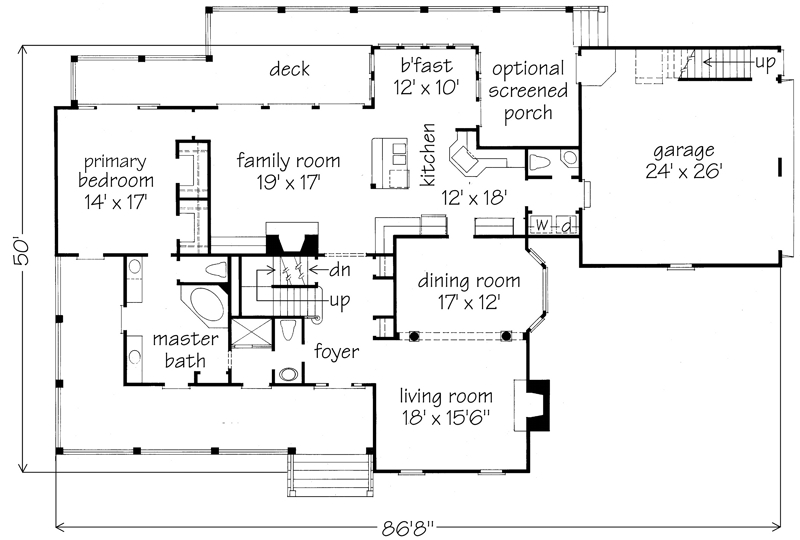 Lanier Farmhouse Main Floor