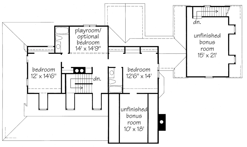 Lanier Farmhouse Upper Floor