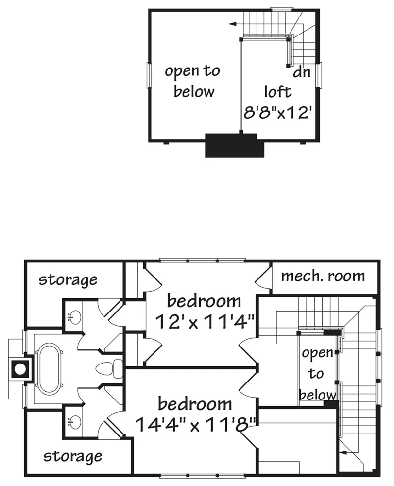Cottage Of The Year Upper Floor